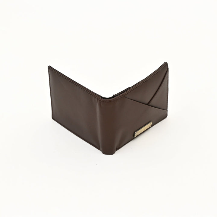 Leather Wallet 1S Napbrn – Premium Brown Napa Leather Men’s Wallet with Coin Pocket & 6 Card Slots