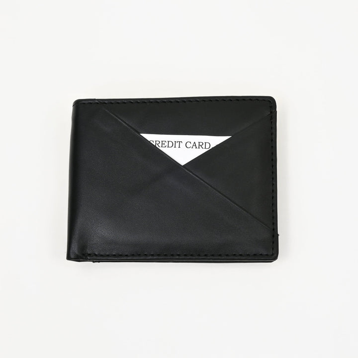 Leather Wallet 1S Napblk – Black Napa Leather Wallet for Men | Slim, Elegant & Functional Design