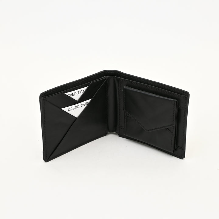 Leather Wallet 1S Napblk – Black Napa Leather Wallet for Men | Slim, Elegant & Functional Design