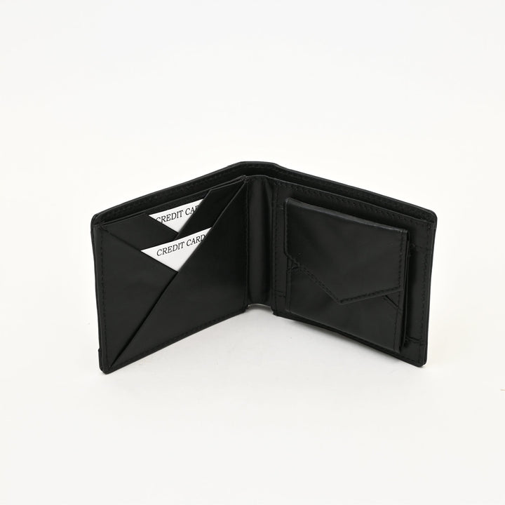 Leather Wallet 1S Napblk – Black Napa Leather Wallet for Men | Slim, Elegant & Functional Design