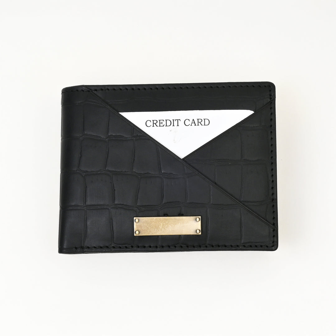 Leather Wallet 1S Crngrn – Green Full-Grain Waxy Leather Men’s Wallet with Coin Pocket & 6 Card Slots