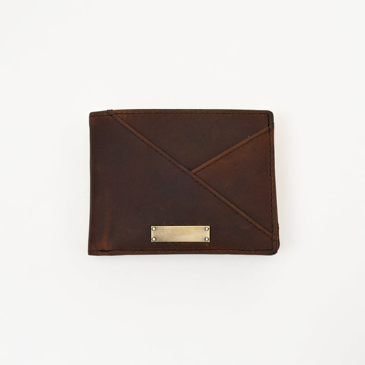 Leather Wallet 1B Crnbrn – Premium Waxy Brown Leather Wallet for Men | Slim, Elegant & Functional Design