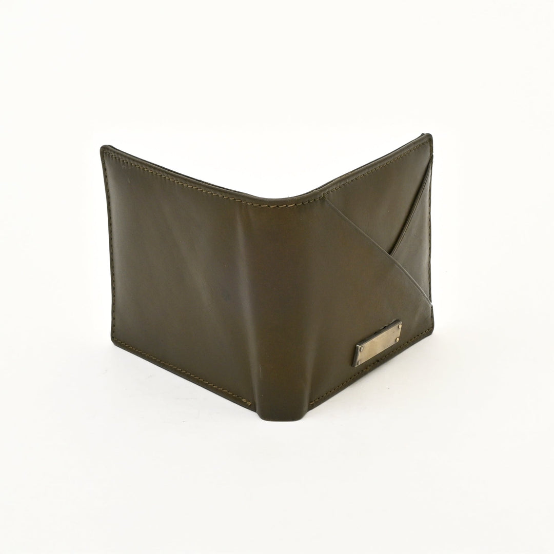 Leather Wallet 1B Green – Premium Nappa Leather Men’s Wallet with Coin Pocket & 6 Card Slots