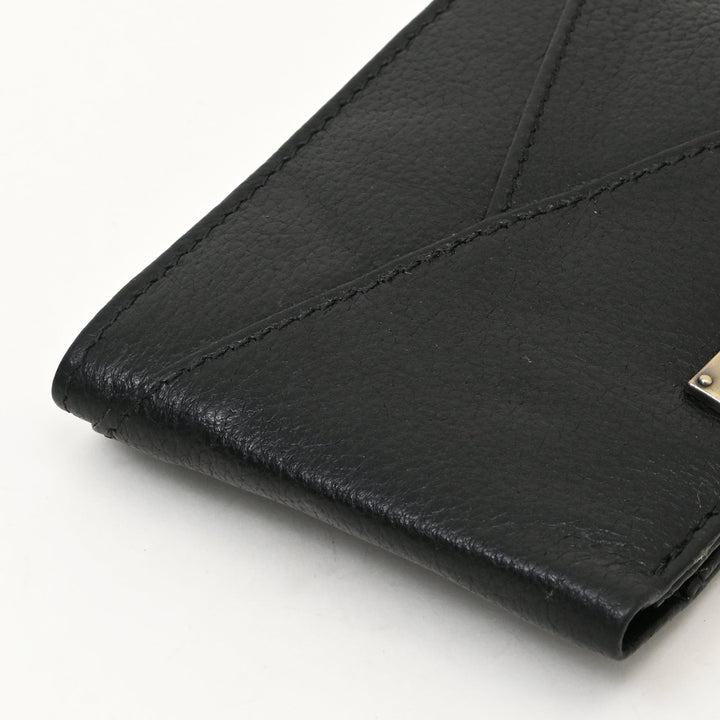 Leather Wallet 2B Grablk – Premium Black Grained Napa Leather Wallet for Men with Coin Pocket & 4 Card Slots