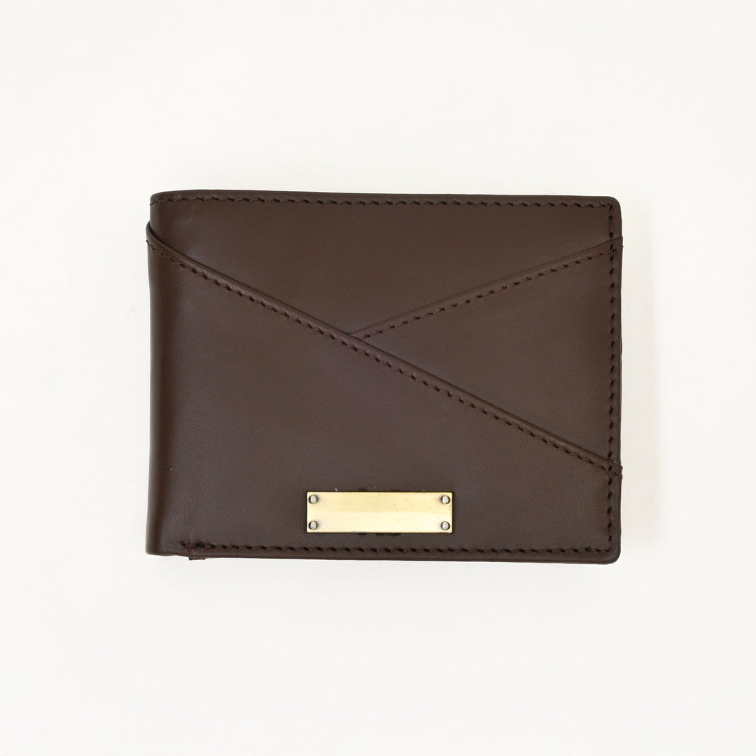 Leather Wallet 2B Napbrn – Premium Brown Napa Leather Wallet for Men with Coin Pocket & 4 Card Slots