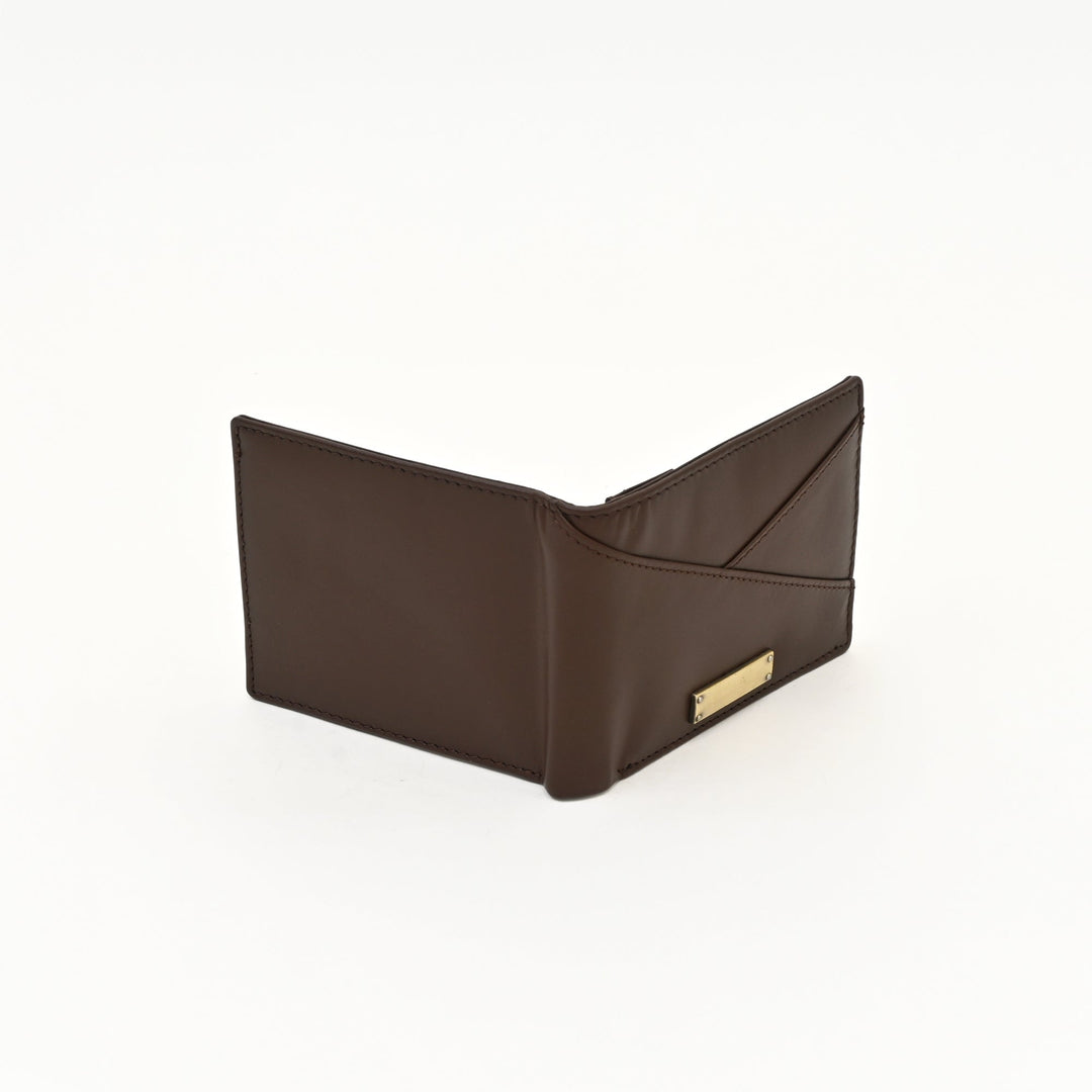 Leather Wallet 2B Napbrn – Premium Brown Napa Leather Wallet for Men with Coin Pocket & 4 Card Slots