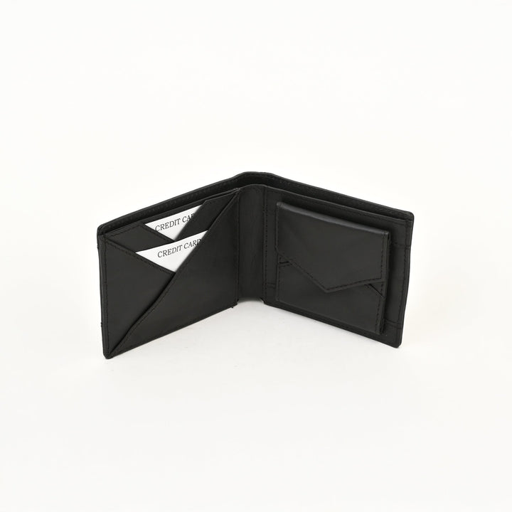 Leather Wallet 2B Napdbr – Dark Brown Napa Leather Men’s Wallet with Coin Pocket & Card Slots