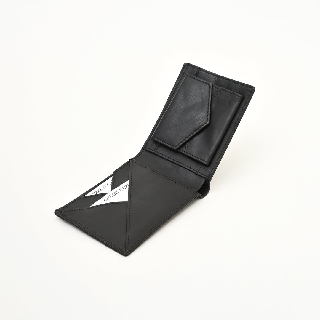 Leather Wallet 2B Napdbr – Dark Brown Napa Leather Men’s Wallet with Coin Pocket & Card Slots