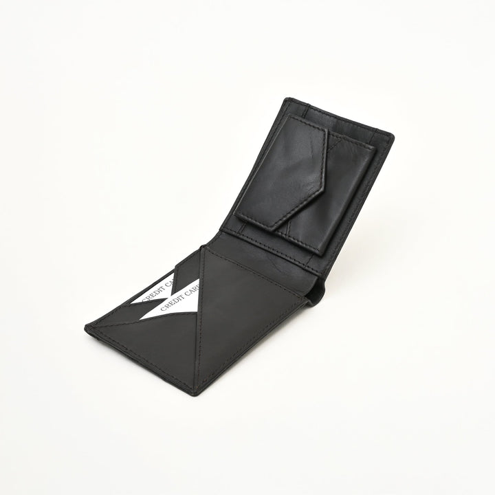 Leather Wallet 2B Napdbr – Dark Brown Napa Leather Men’s Wallet with Coin Pocket & Card Slots