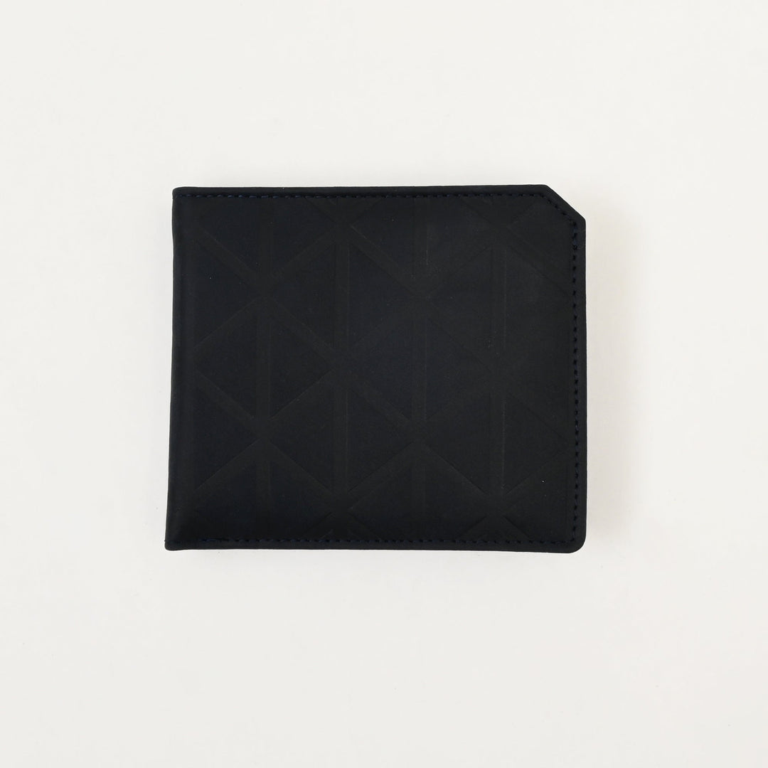 Luxury Blue Full-Grain Leather Wallet – Slim Waxy Finish with Coin Pocket & Card Slots