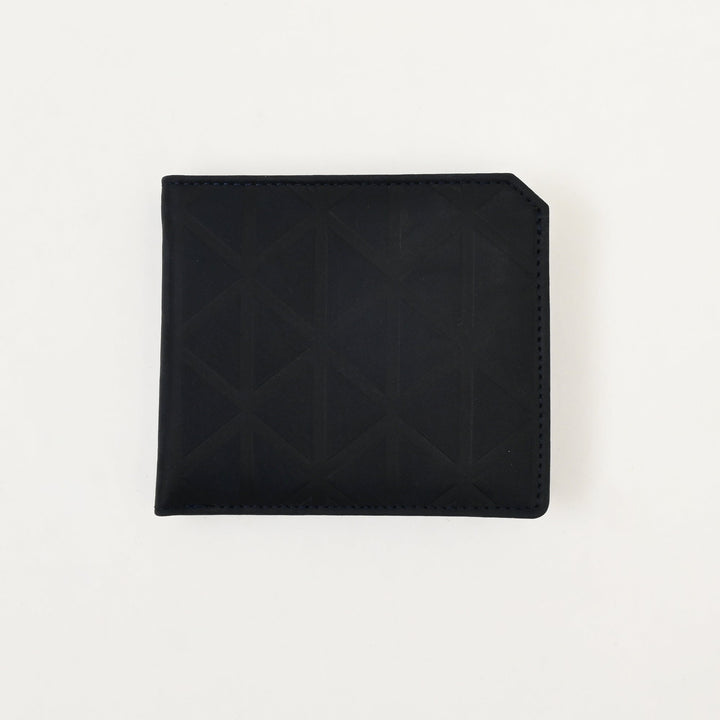 Luxury Blue Full-Grain Leather Wallet – Slim Waxy Finish with Coin Pocket & Card Slots