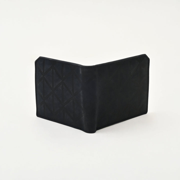 Luxury Blue Full-Grain Leather Wallet – Slim Waxy Finish with Coin Pocket & Card Slots