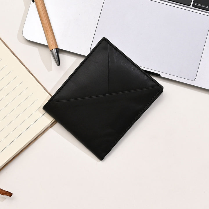 Leather Wallet 1S Napblk – Black Napa Leather Wallet for Men | Slim, Elegant & Functional Design