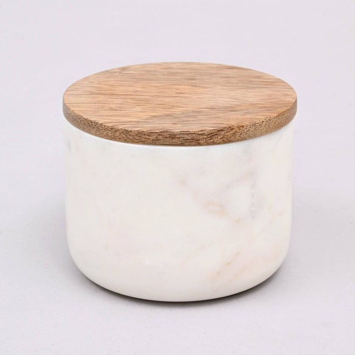 Salta Marble Canister White-S