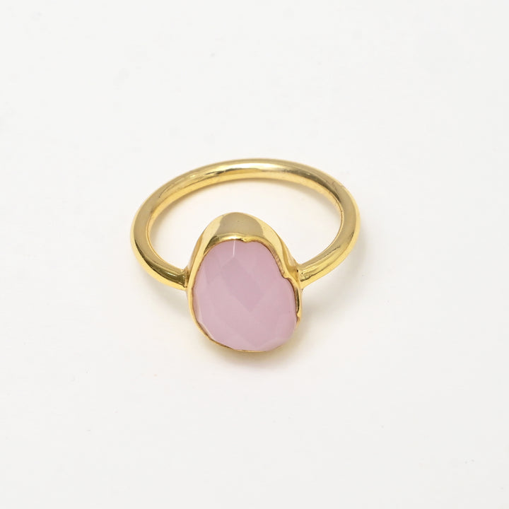 Pink Stone Ring – Aura Style