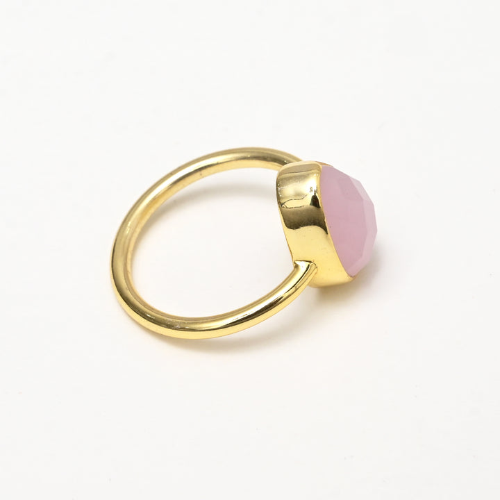 Pink Stone Ring – Aura Style