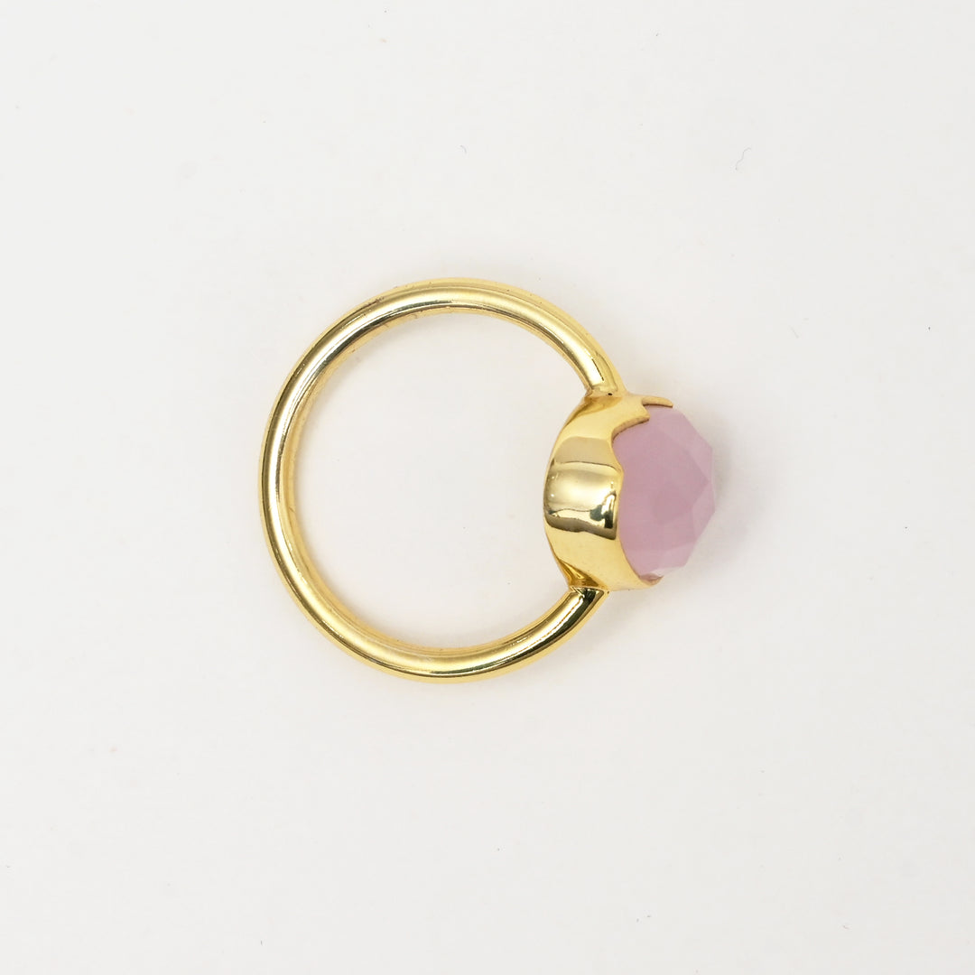 Pink Stone Ring – Aura Style