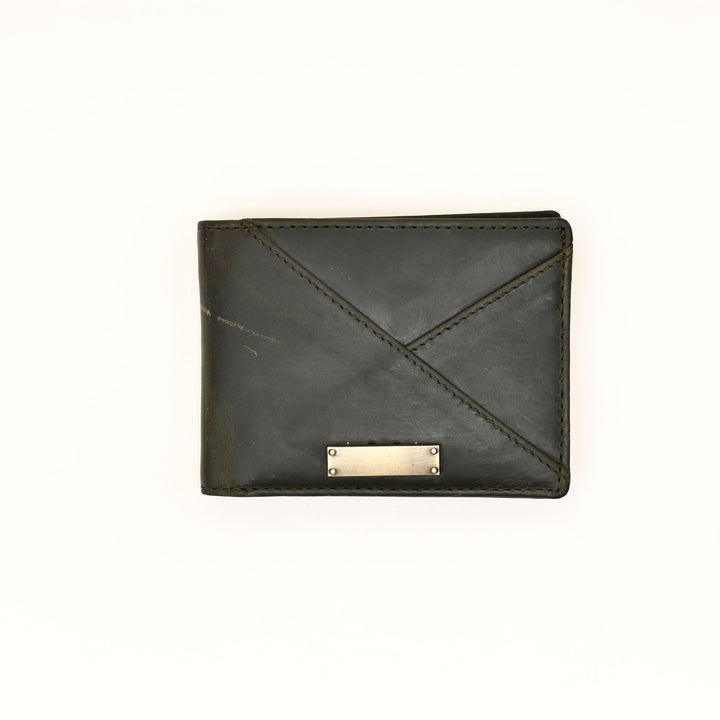 Leather Wallet 2B Crngrn – Premium Green Full-Grain Leather Wallet for Men with Coin Pocket & 4 Card Slots