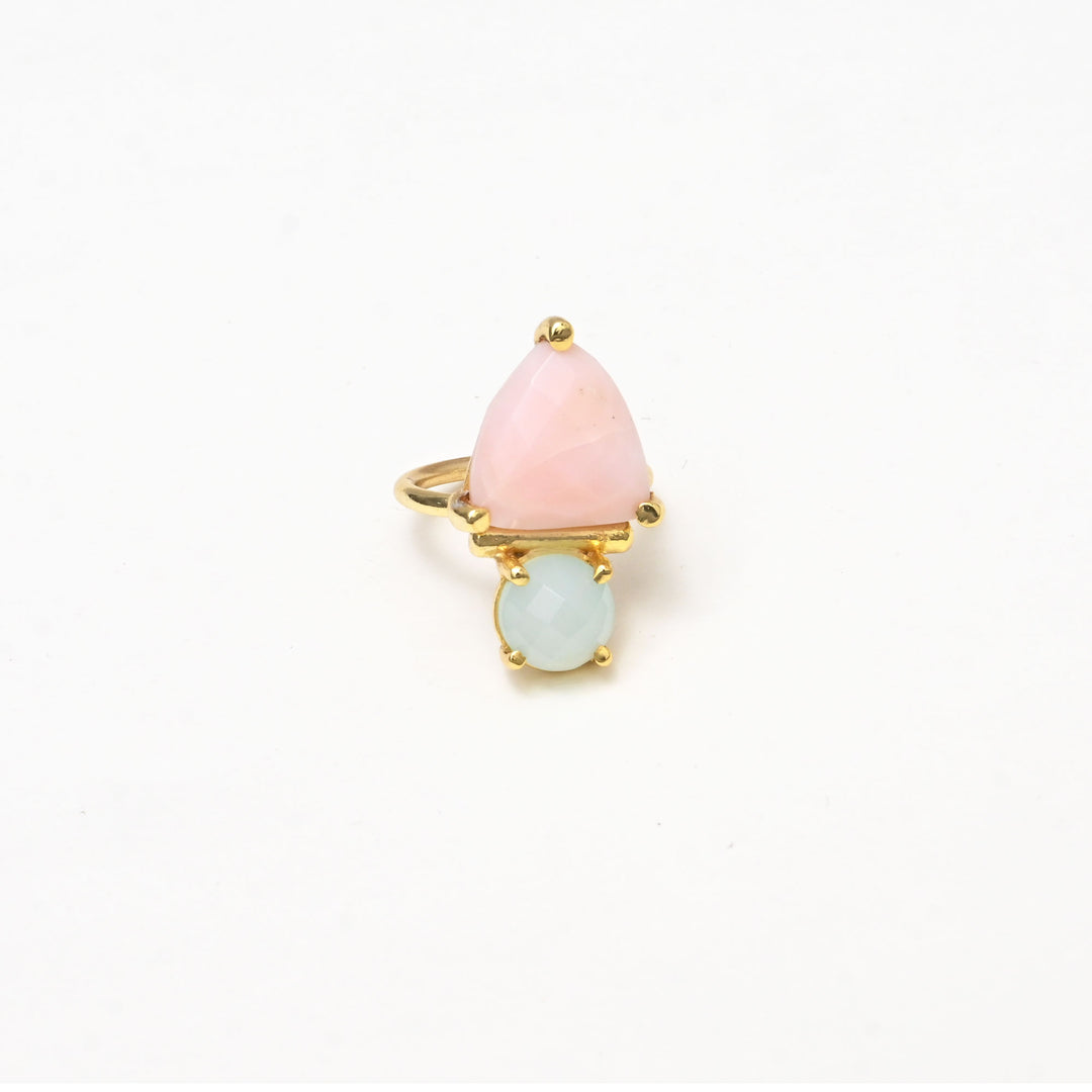 Pink Stone Ring – Harmony Design
