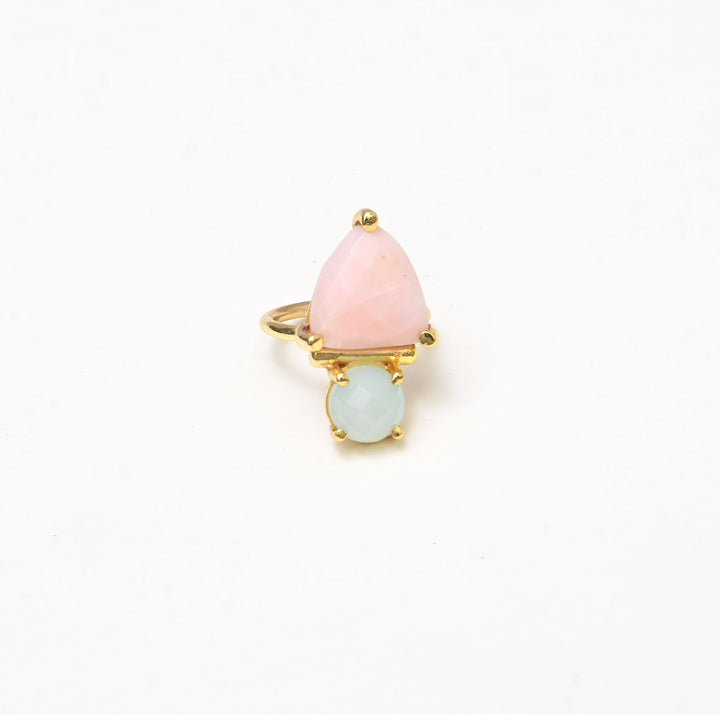 Pink Stone Ring – Harmony Design