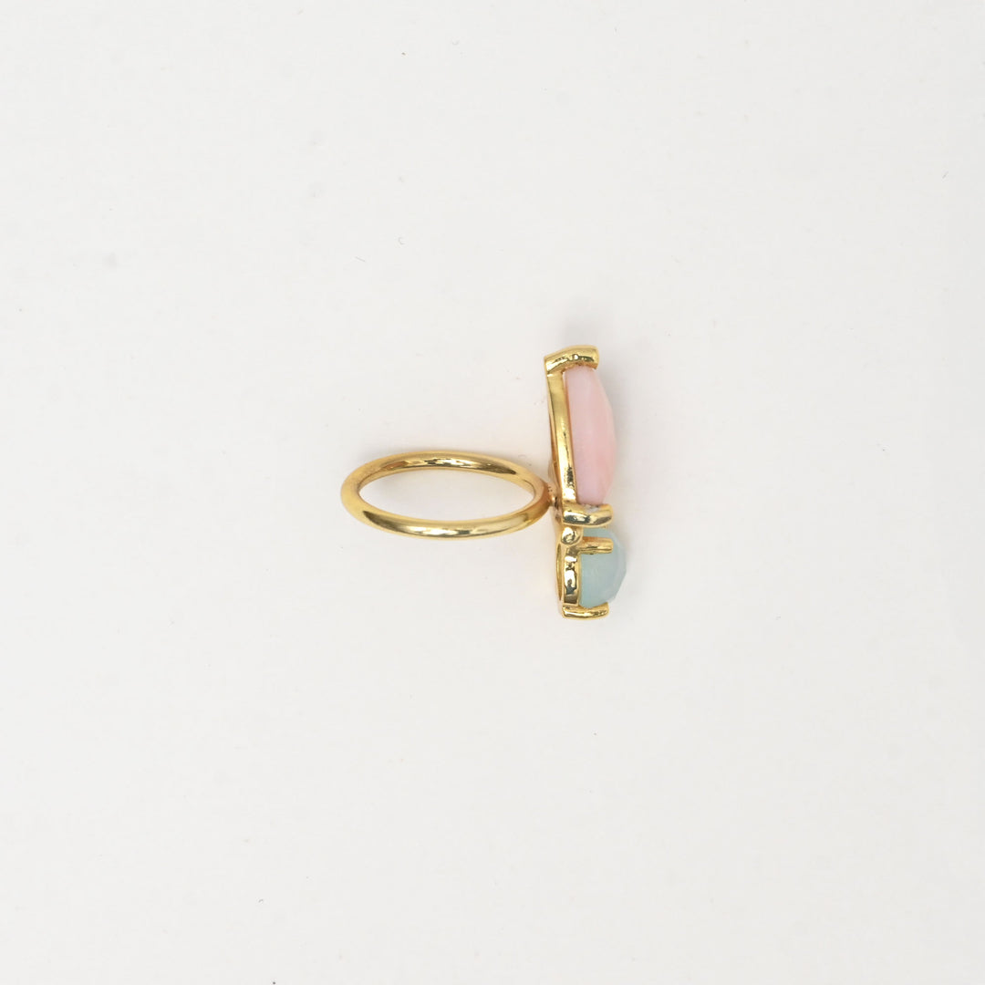 Pink Stone Ring – Harmony Design