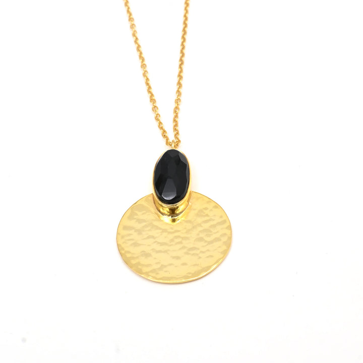 Gold Shadow Necklace – Subtle Shine Finish