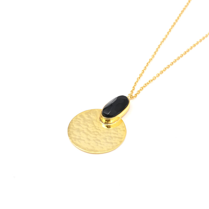 Gold Shadow Necklace – Subtle Shine Finish