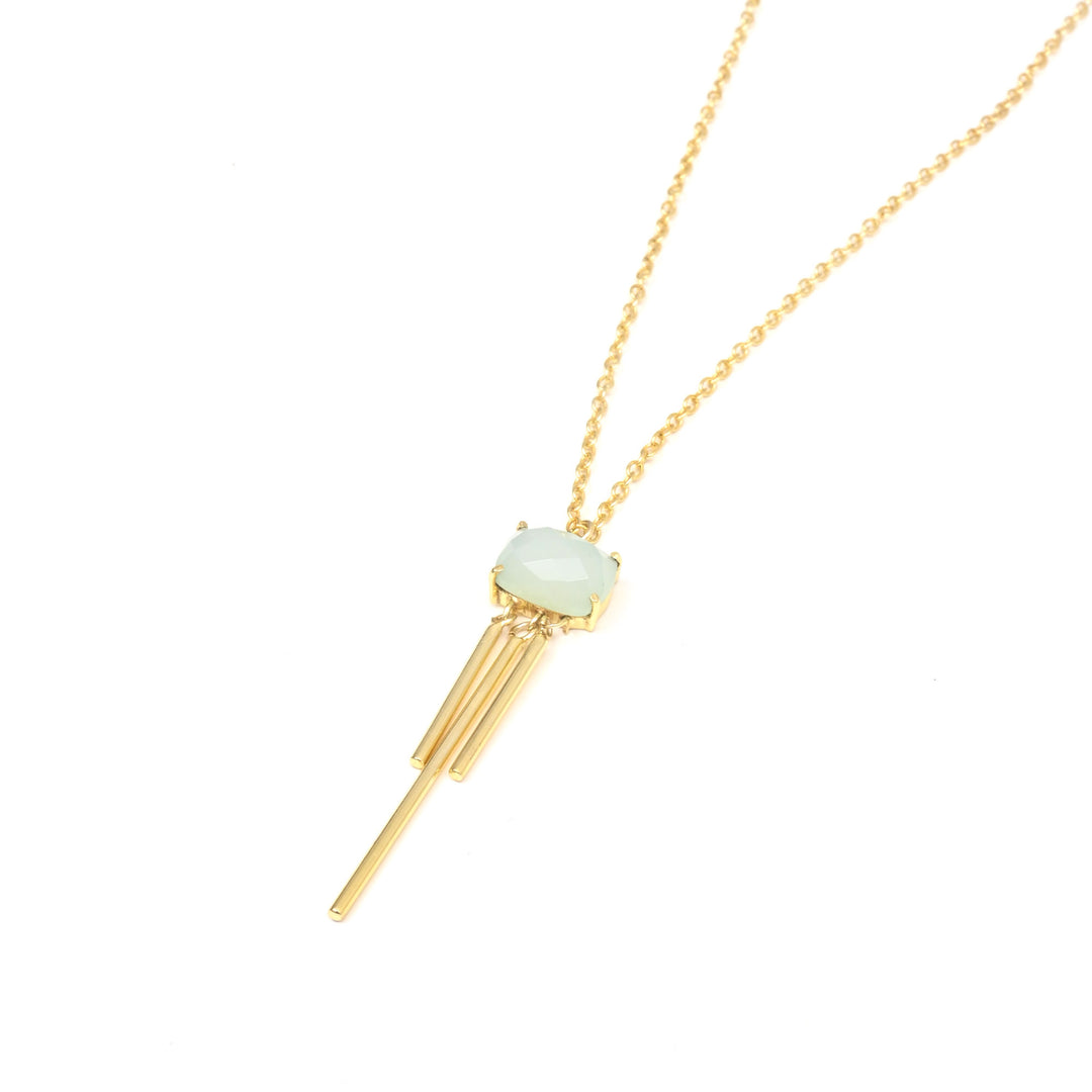 Green Gem Necklace – Radiant Harmony Style