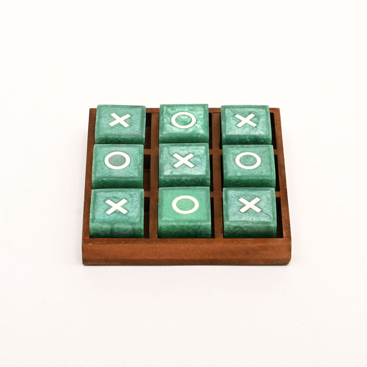 Modern Resin Tic Tac Toe Game Set. | Luxury Home Décor Accent |
