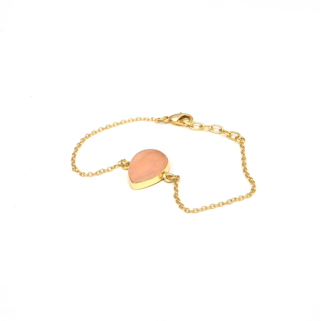 Rose Gold Bracelet – Radiance Stone Detailing