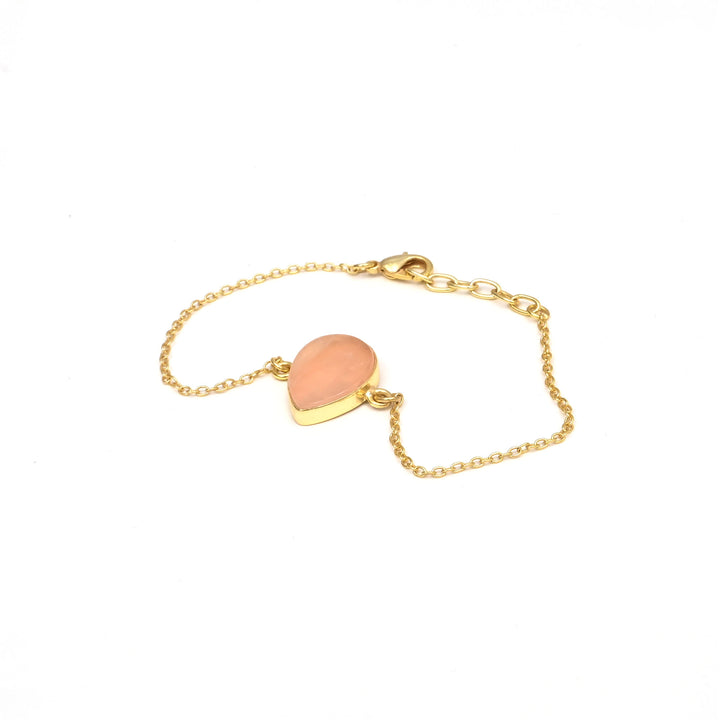 Rose Gold Bracelet – Radiance Stone Detailing