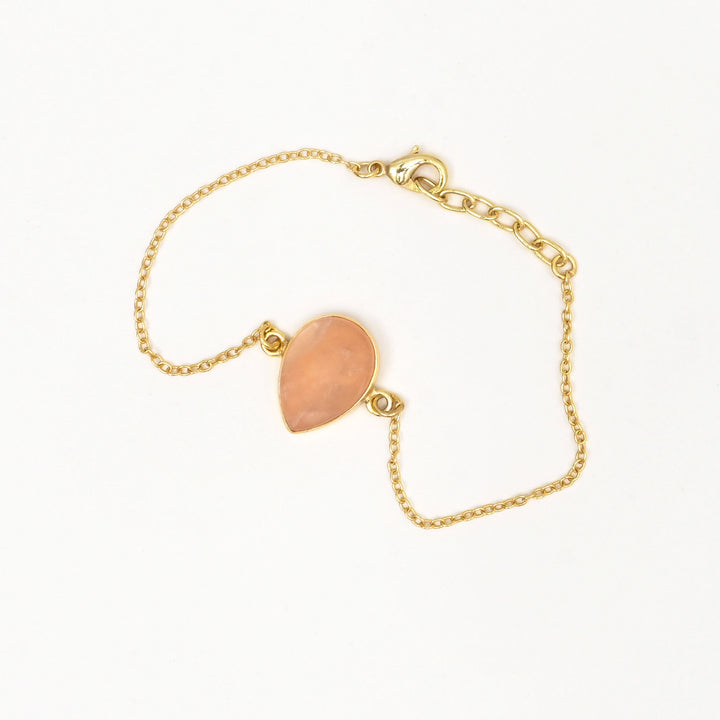 Rose Gold Bracelet – Radiance Stone Detailing