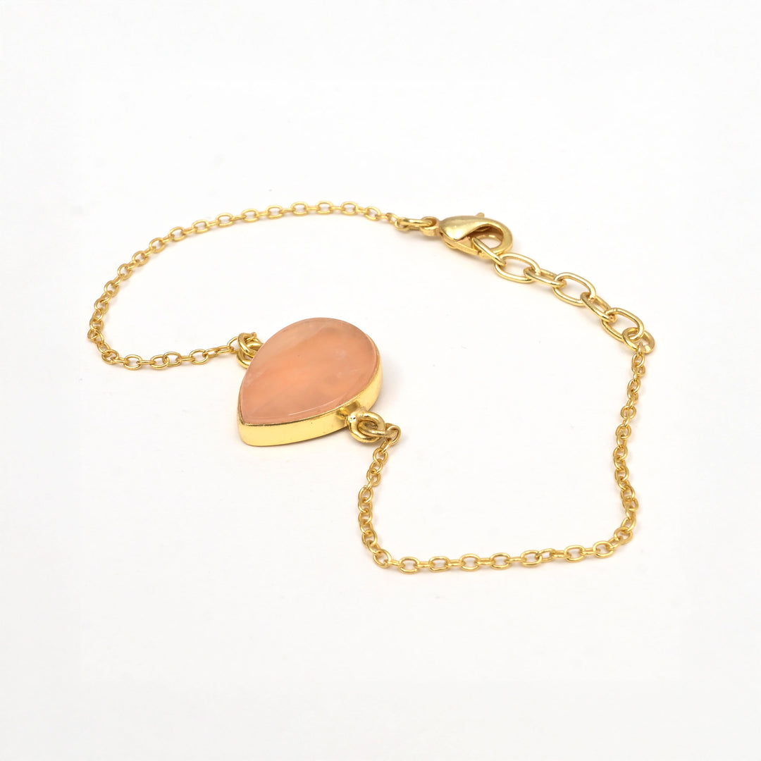 Rose Gold Bracelet – Radiance Stone Detailing