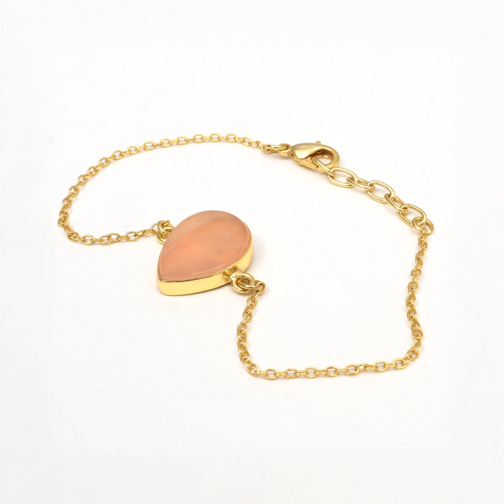 Rose Gold Bracelet – Radiance Stone Detailing