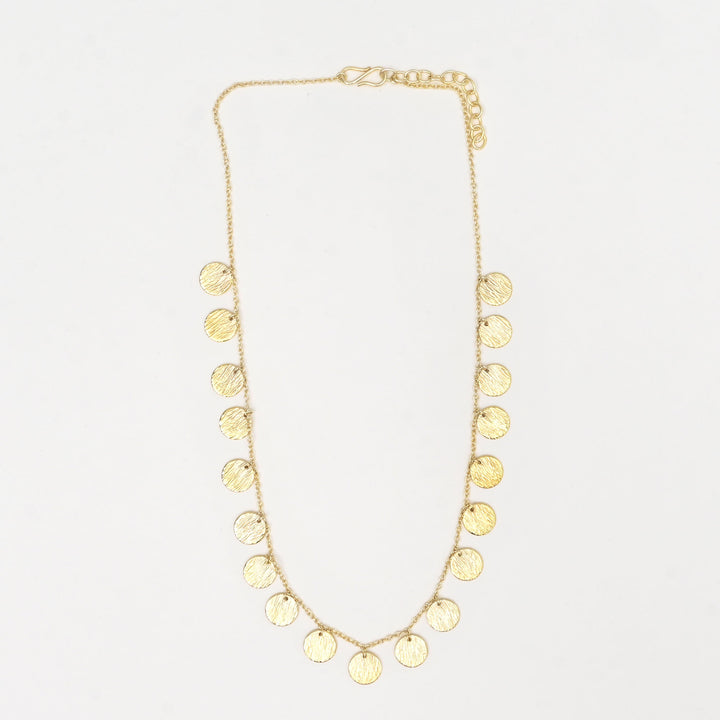 Gold-Plated Charm Necklace – Aura Collection