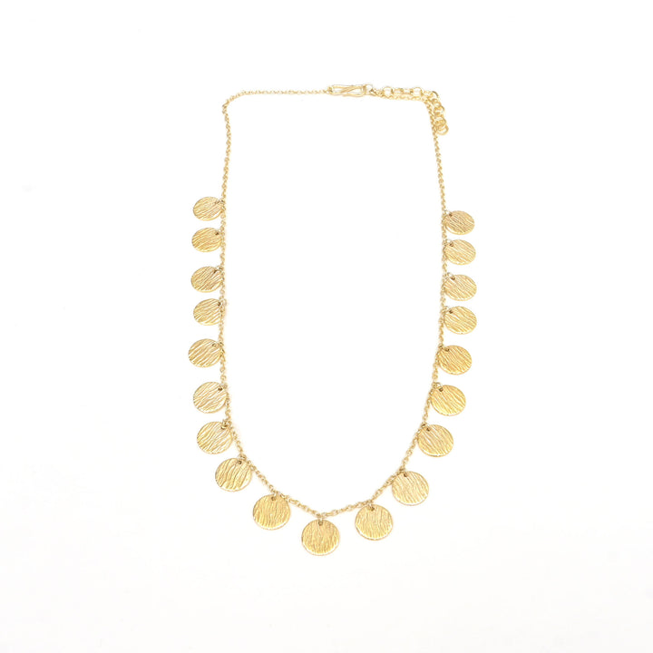 Gold-Plated Charm Necklace – Aura Collection