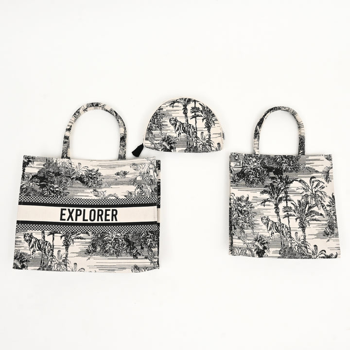 Wild Canvas Tote Bag – Adventure-Inspired Carryall