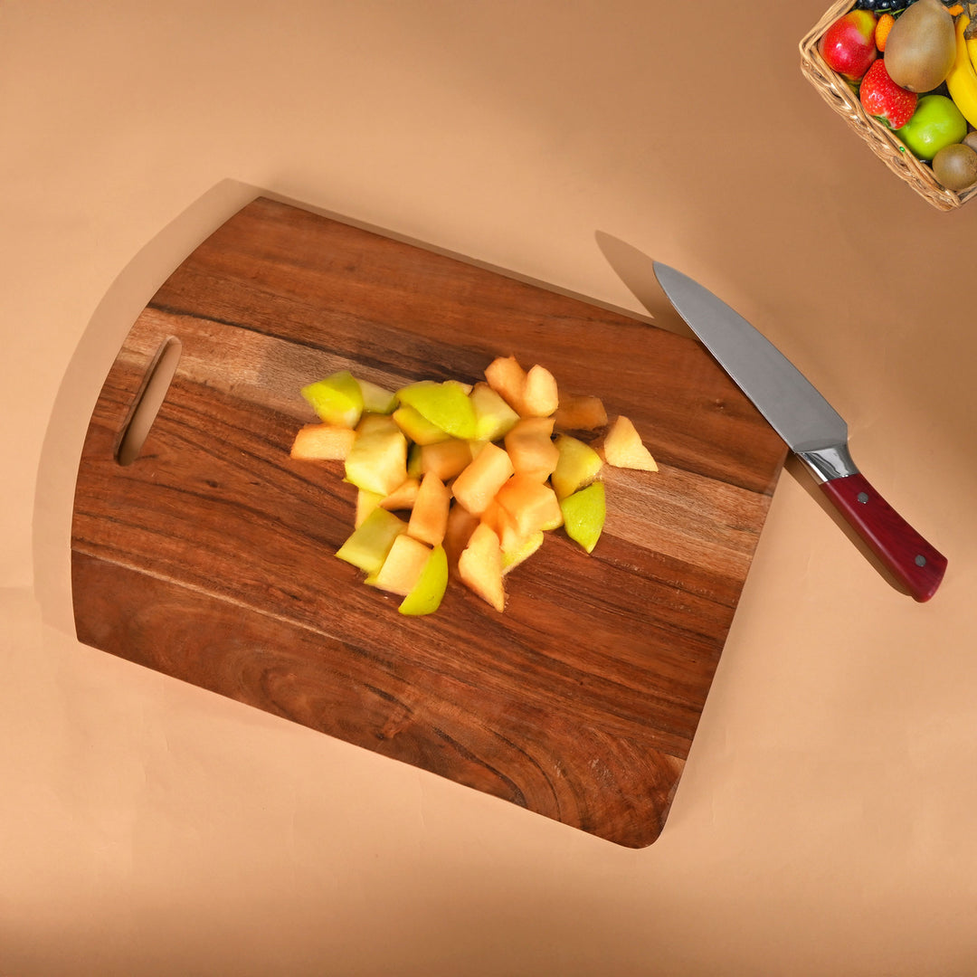 Natural Wooden Cutting Board – Large