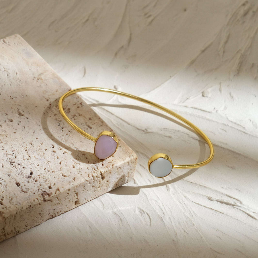 Gold Bracelet – Blossom Detailing