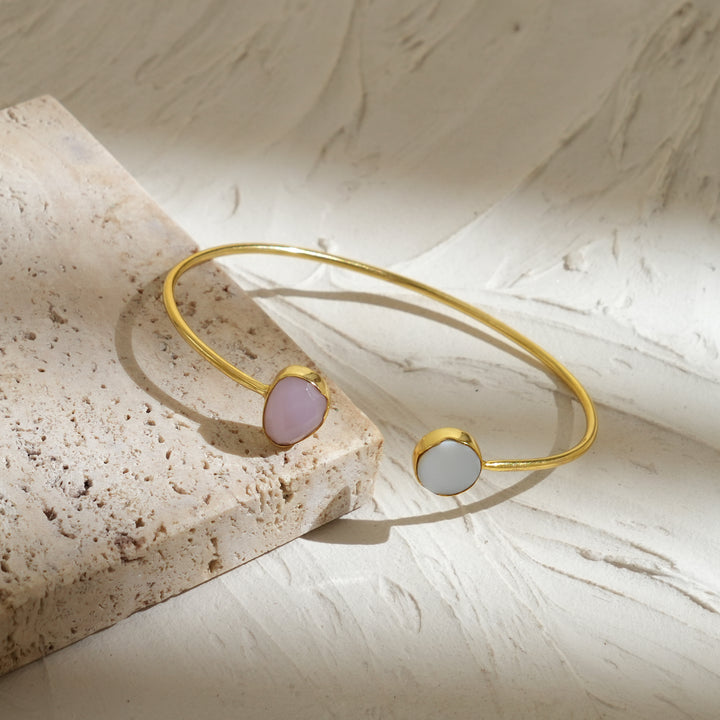 Gold Bracelet – Blossom Detailing