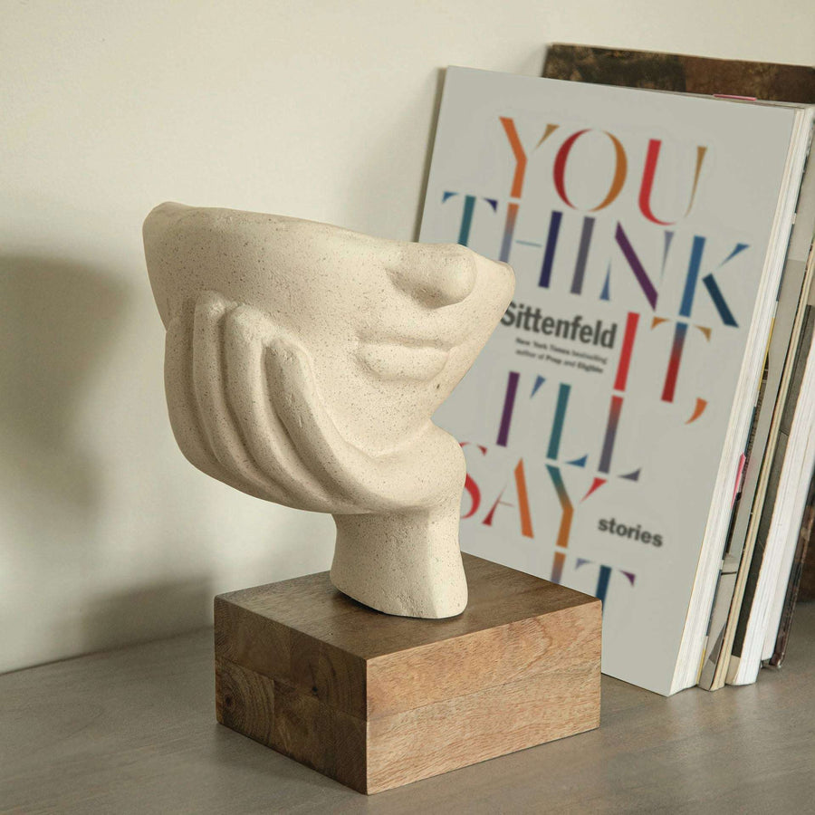Restive Face Ecomix Sculpture Egg Shell