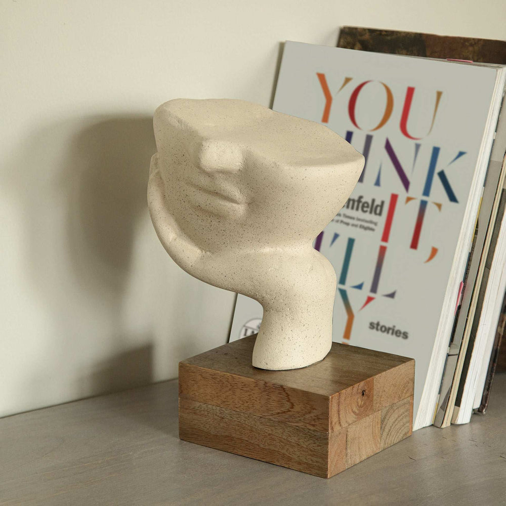 Restive Face Ecomix Sculpture Egg Shell