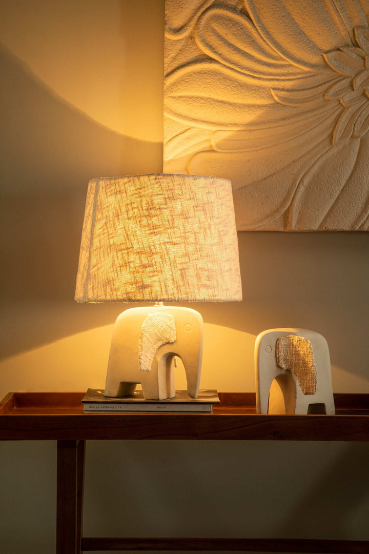 Sarafay Ecomix Fabric Elephant Large Handcrafted Decor