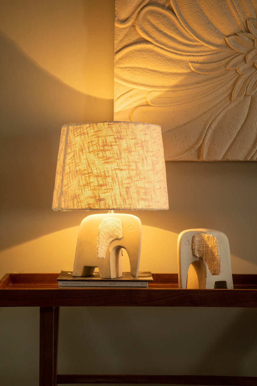 Sarafay Ecomix Fabric Elephant Large Handcrafted Decor