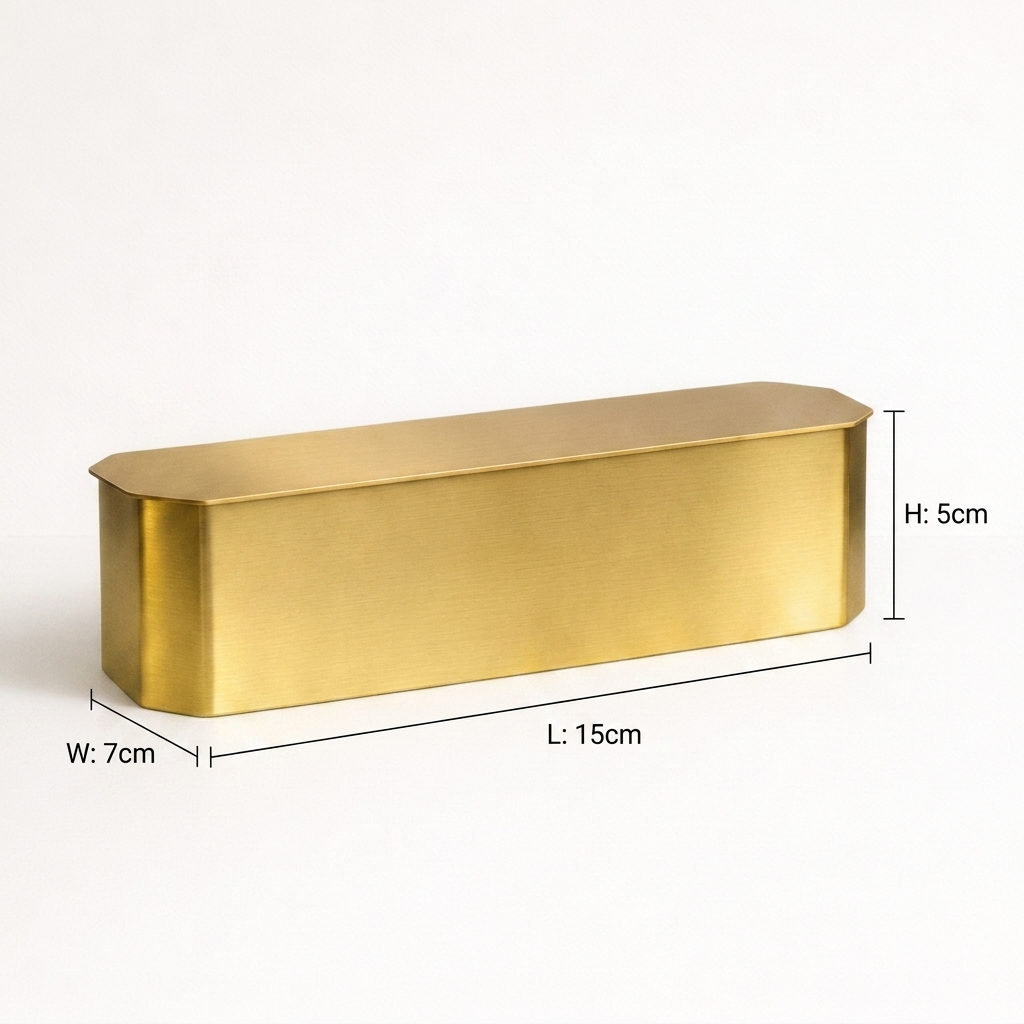Gold Iron Storage Box with EPL Finish