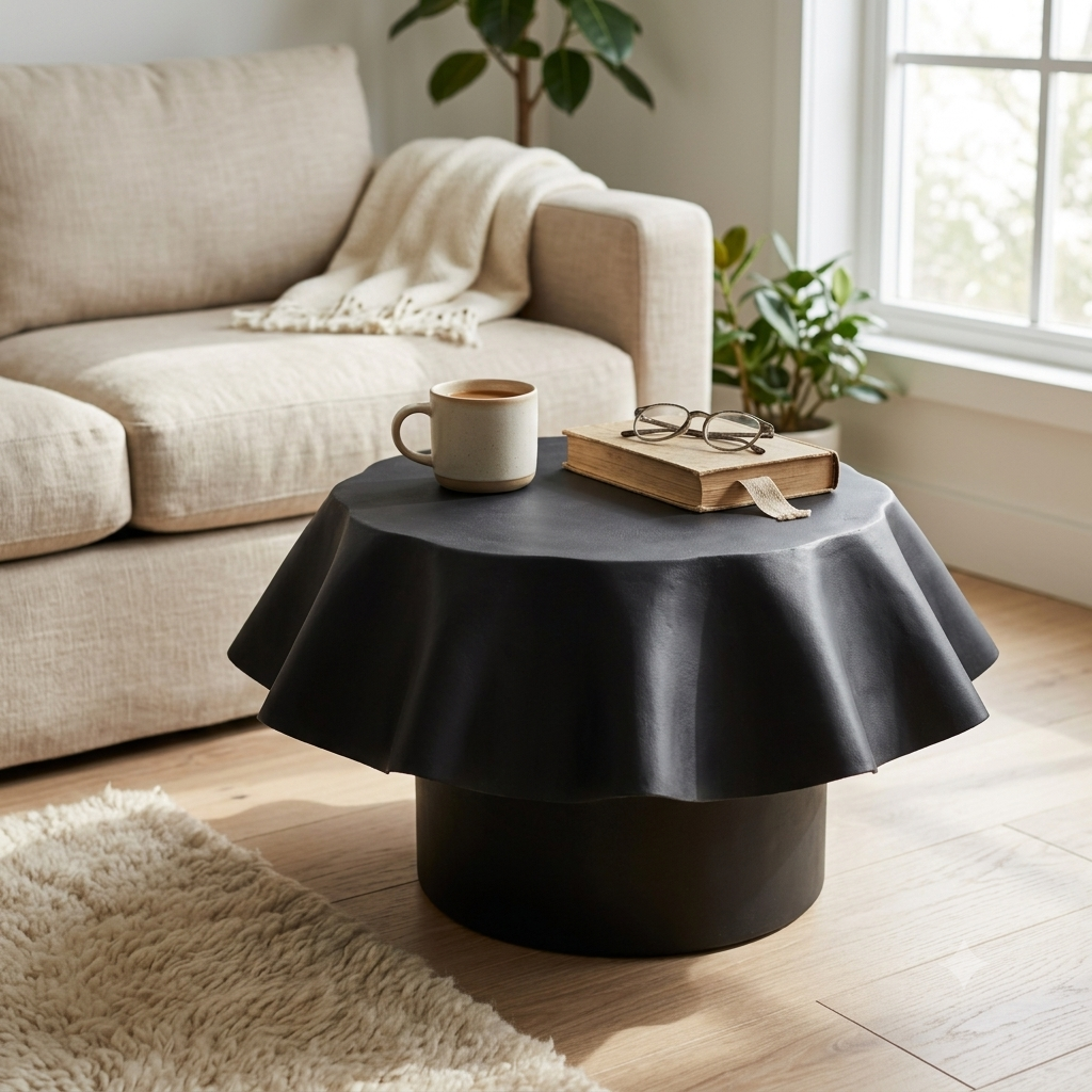 Noir Aluminium Tabletop Stand – Black Powder Coat