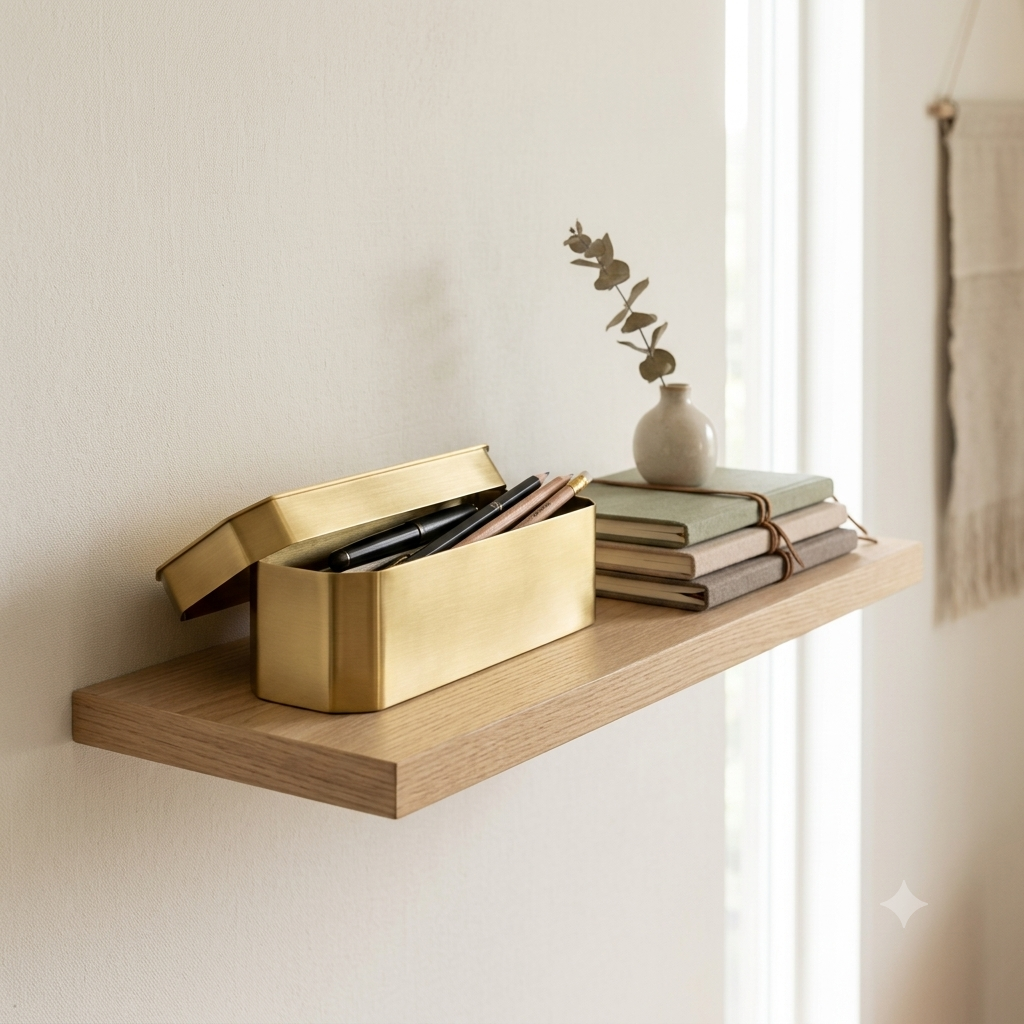 Gold Iron Storage Box with EPL Finish