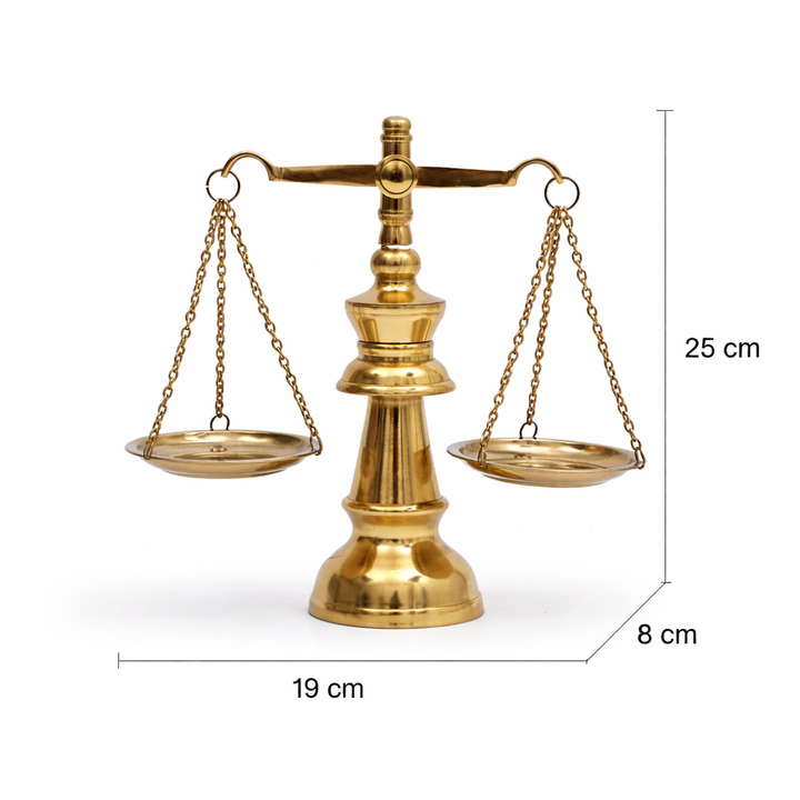 Antique Style Gold Balance Scale  | Library & Desk Décor