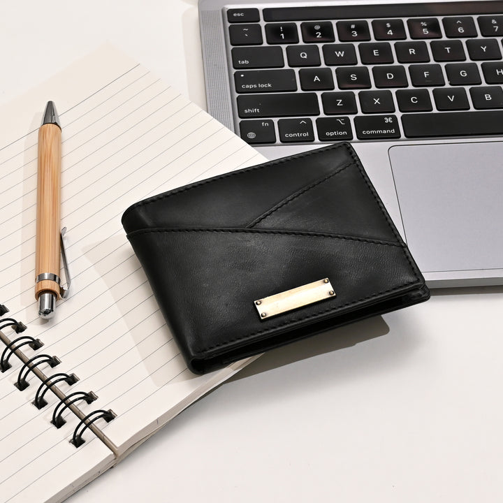 Leather Wallet 1B Dark Brown – Premium Nappa Leather Men’s Wallet with Coin Pocket & 6 Card Slots