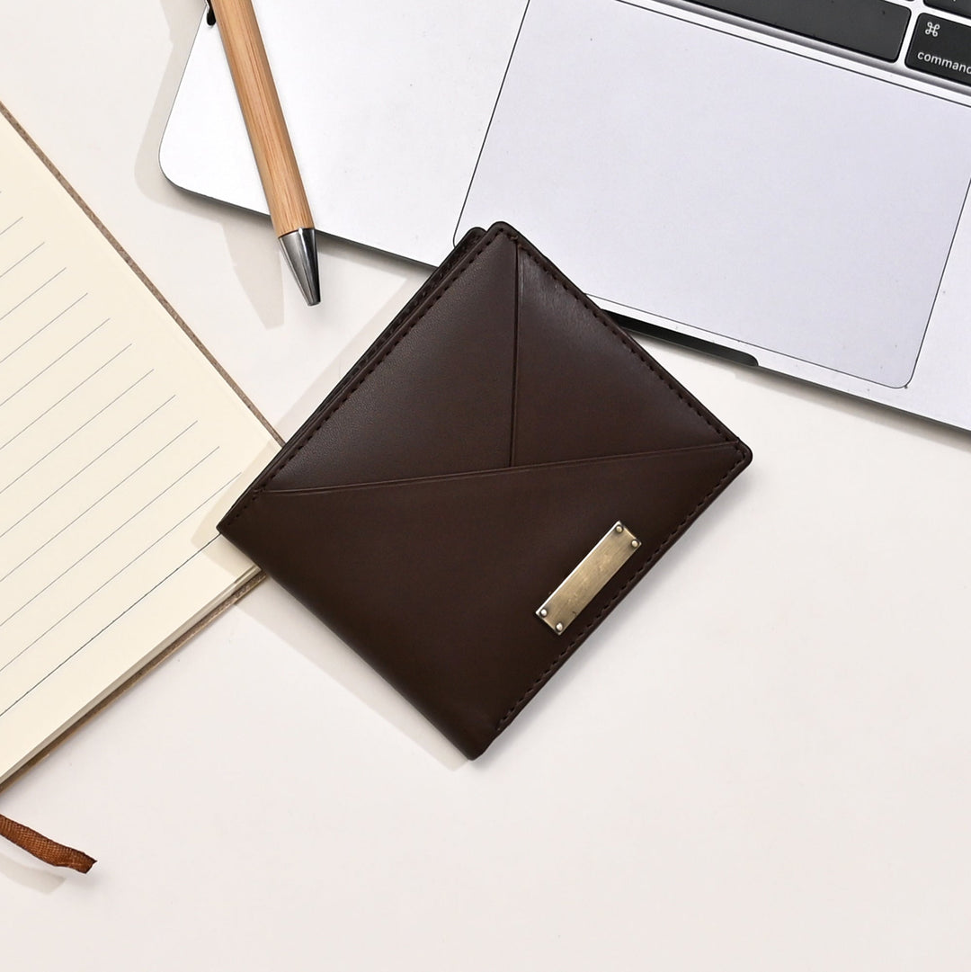 Leather Wallet 1B Napbrn – Premium Brown Napa Leather Wallet for Men | Elegant, Slim & Functional Design